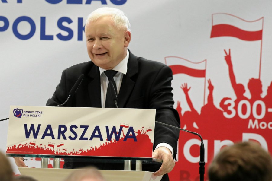 Chyba nawet Jarosław Kaczyński nie wierzy w takie poparcie, jakie ma w badaniu CBOS Prawo i Sprawiedliwość na finiszu kampanii.