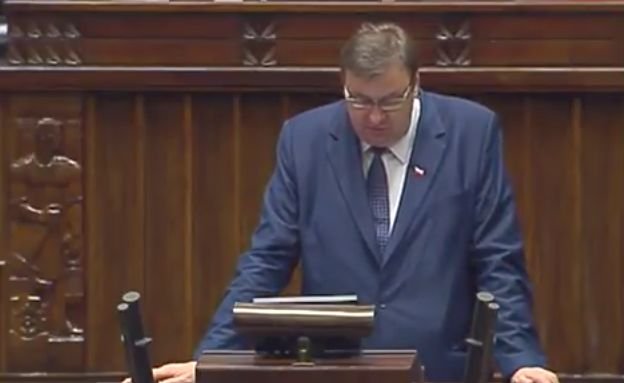 Szymon Giżyński zaskoczył w Sejmie