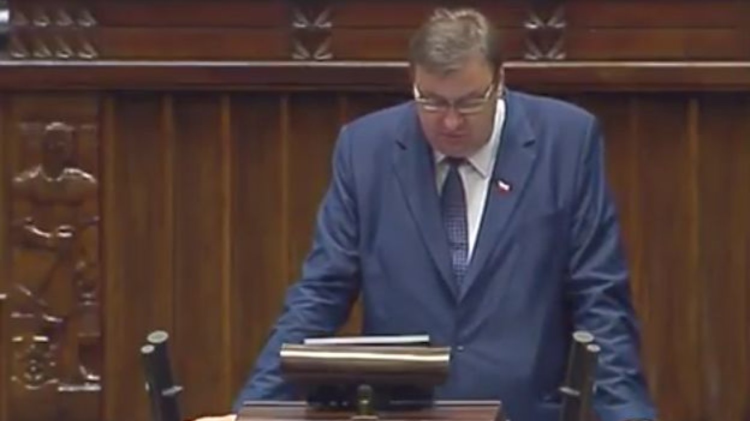 Szymon Giżyński zaskoczył w Sejmie