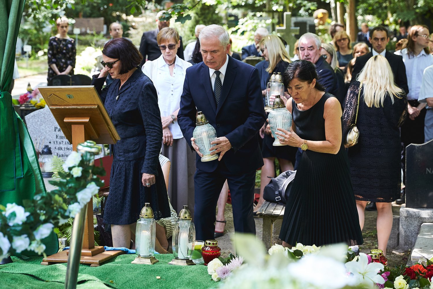 Ponowny pogrzeb Arkadiusza "Arama" Rybickiego. Wbrew woli rodziny jego zwłoki został ekshumowane.