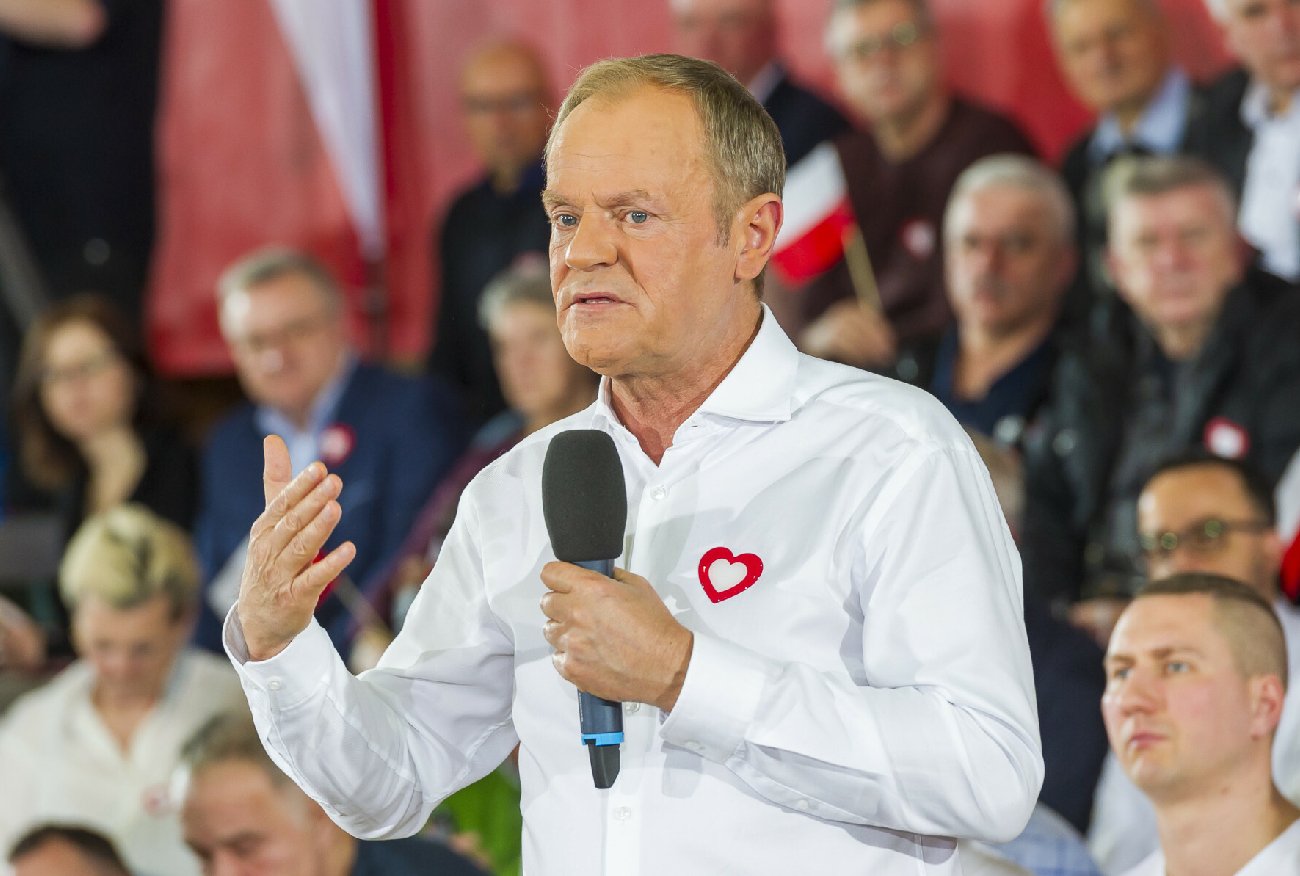 Donald Tusk w Morągu w USA, Rosji i Ukrainie: Świat trzęsie się w posadach.
