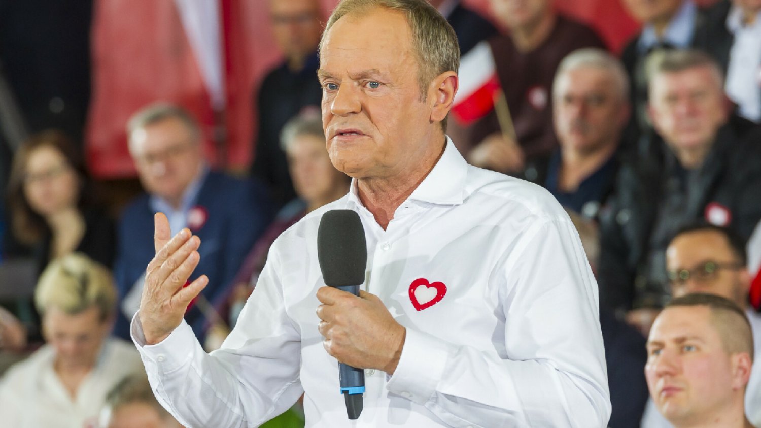 Donald Tusk w Morągu w USA, Rosji i Ukrainie: Świat trzęsie się w posadach.