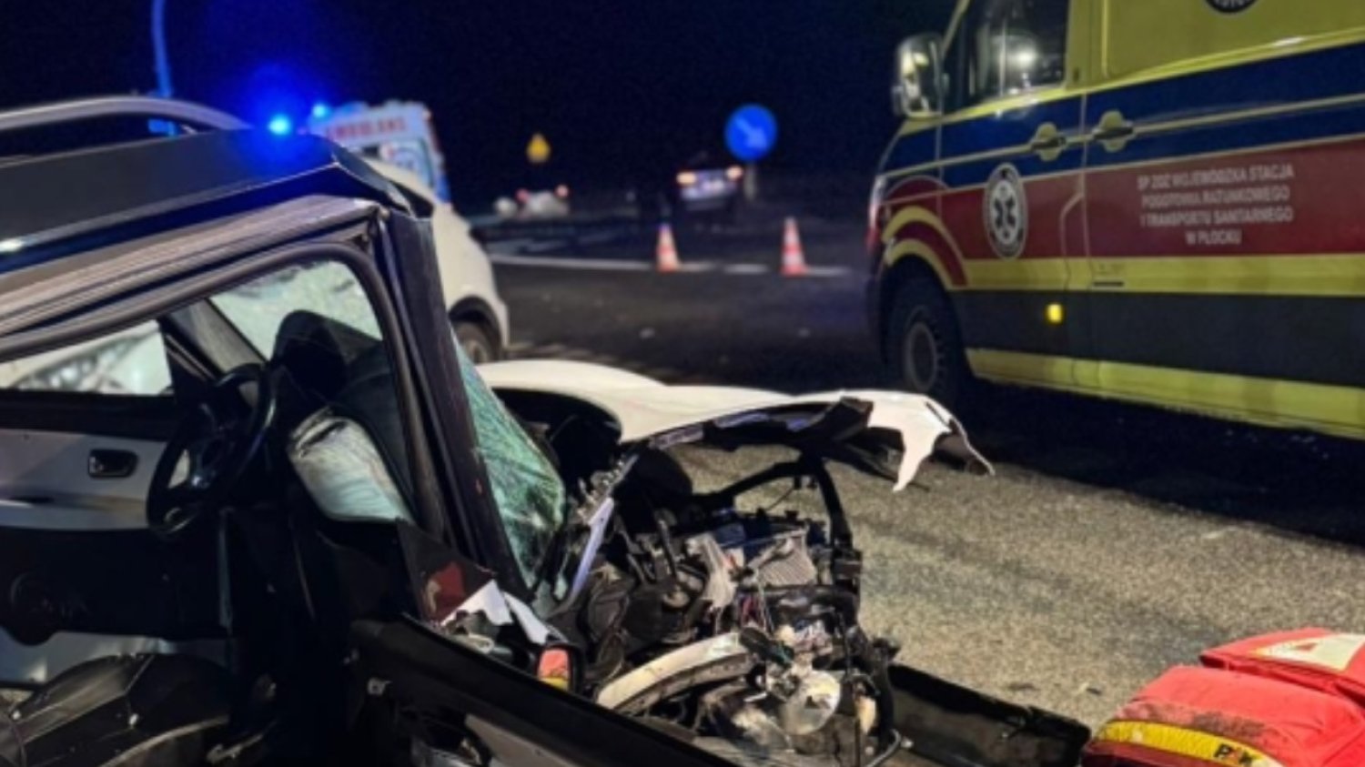 Wypadek na DK50. Samochodem kierował 16-latek.