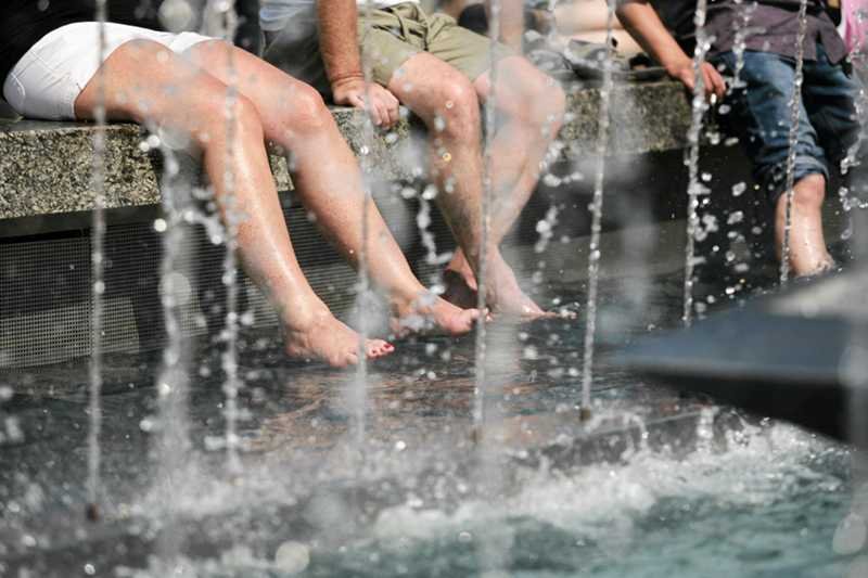 W mieście ciężko poradzić sobie z upałem