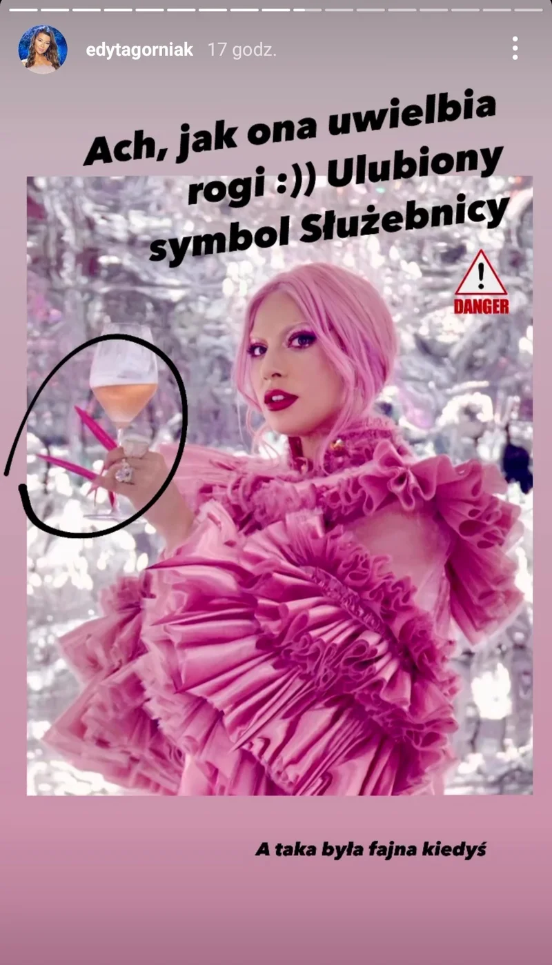 Edyta Górniak wyzywa Lady Gagę od "służebnicy" szatana