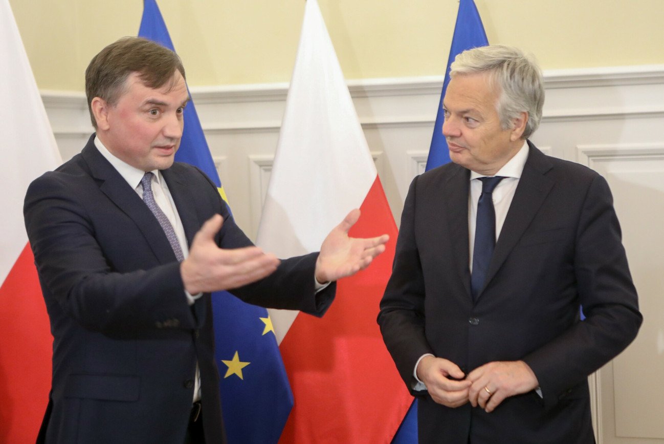Zbigniew Ziobro spotkał się z unijnym komisarzem Didierem Reyndersem.