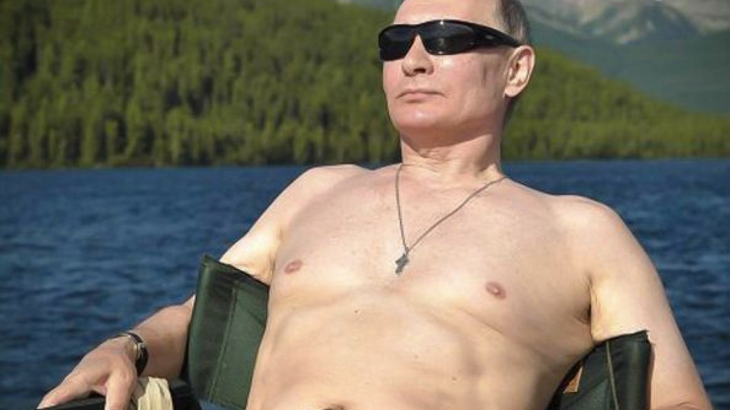 Prezydent Rosji Władimir Putin na wakacjach.