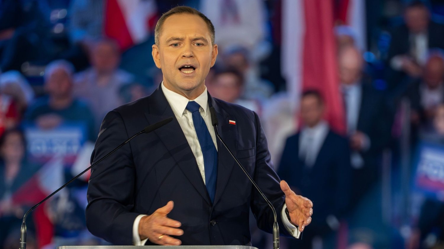 Karol Nawrocki o sędziach TK i "cyrku" w Sejmie. Nawymyślał im od raptusów