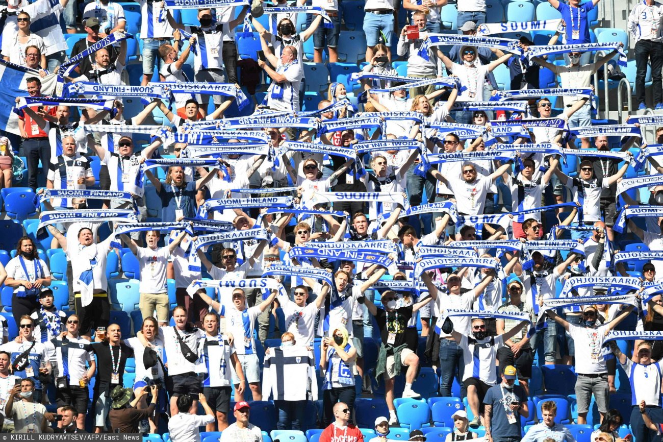Setki fińskich fanów zakaziły się COVID-19 w trakcie Euro 2020