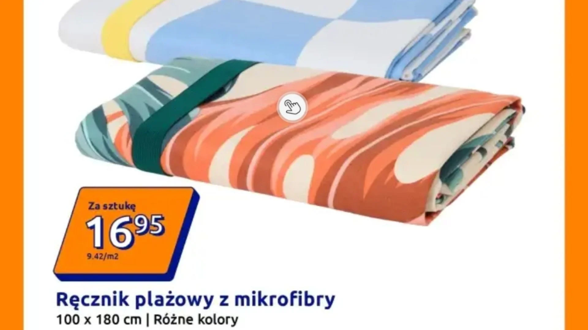 Najlepszy ręcznik dla turystów z Action Ręcznik z mikrofibry z Action