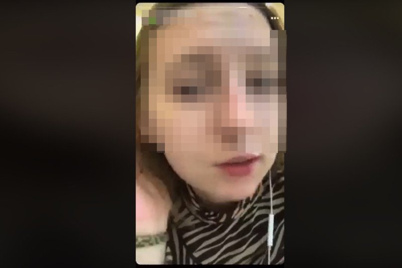 Dziewczyna nagrała filmik, w którym obraża spotkaną w pociągu Ukrainkę.