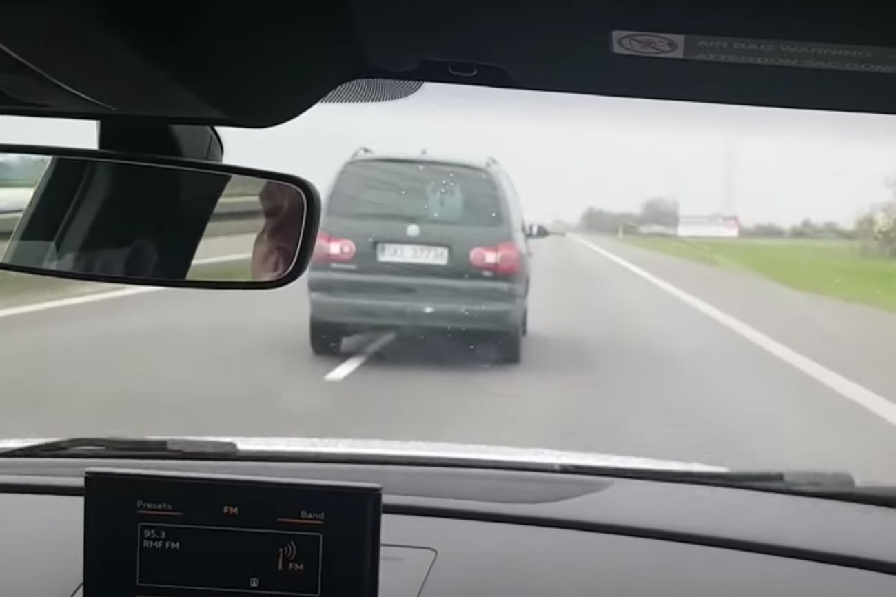 Na autostradzie A4 doszło do kuriozalnej sytuacji z kierowcą volkswagena.