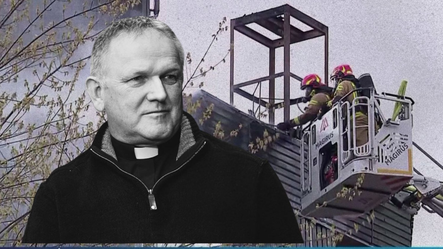 Krzyż papieski spłonął. Ks. Wojciech Lemański nie zostawił tego bez komentarza