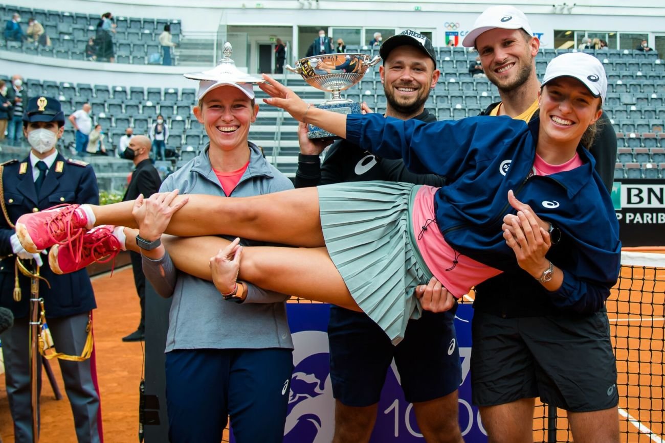 Iga Świątek i jej sztab to z pewnością drużyna na medal