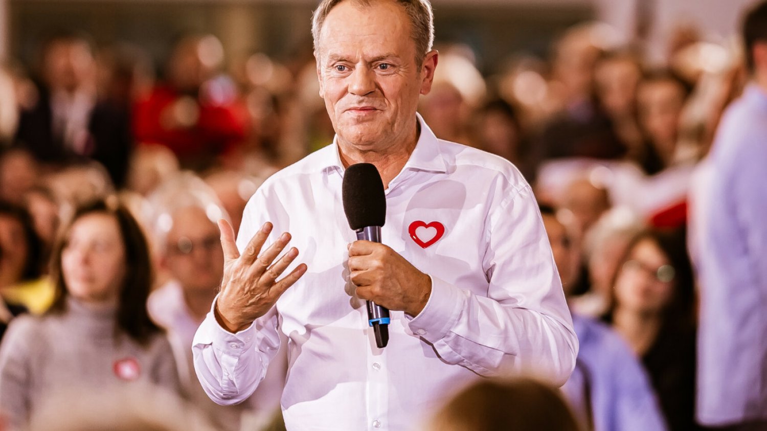 Donald Tusk na wrocławskim Jagodnie
