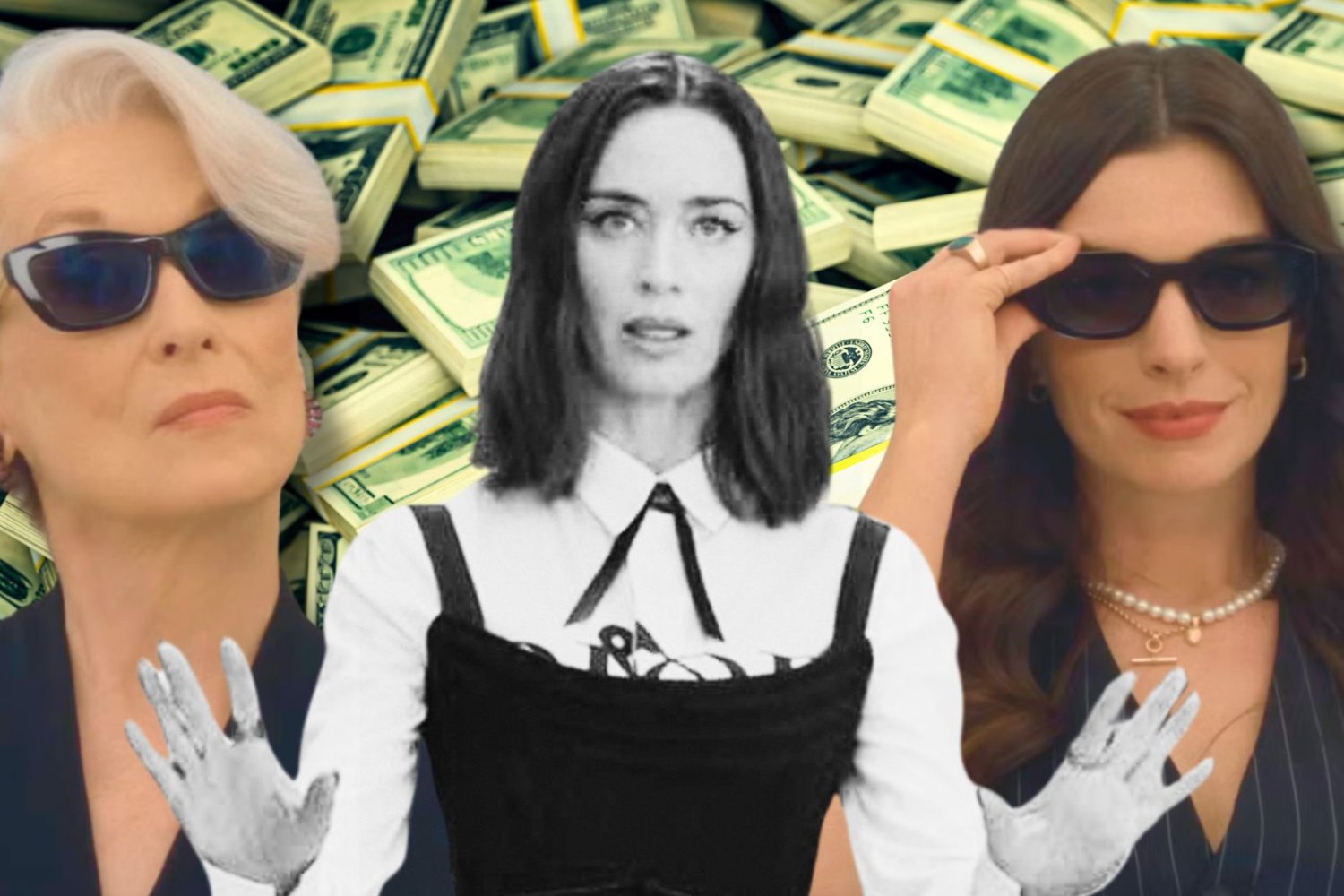Meryl Streep, Emily Blunt i Anne Hathaway w Diabeł ubiera się u Prady 2
