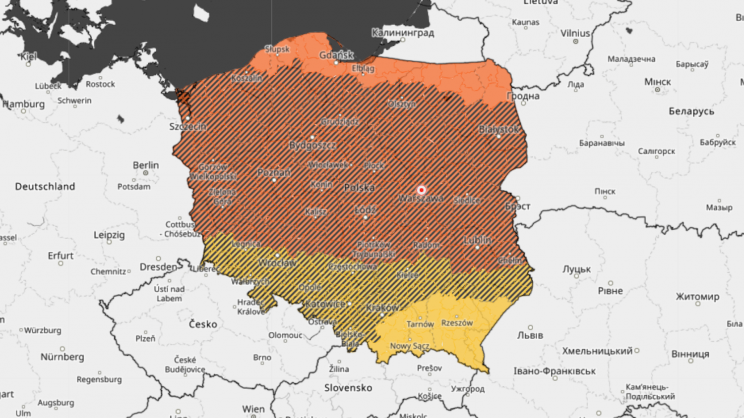 Alerty IMGW dosłownie w całym kraju. Po wyjściu z domu trzeba naprawdę uważać