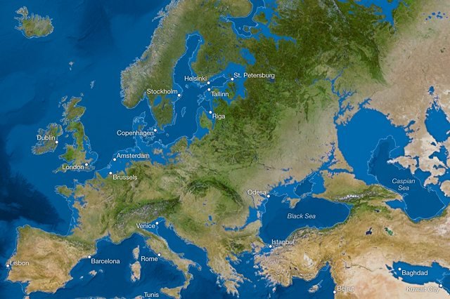 Po stopieniu światowych zasobów lodu z Europy zniknęłaby m.in. Holandia