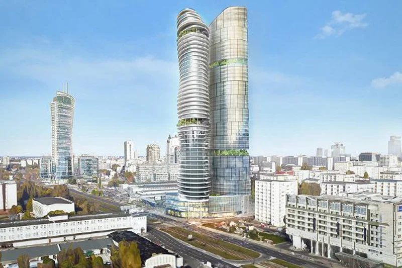 K-Tower to wysokie na 190 m bliźniacze wieżowce, których budowę planował Jarosław Kaczyński.