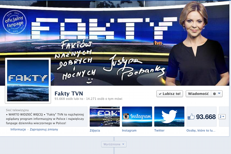 Fakty TVN straciły prawie milion widzów