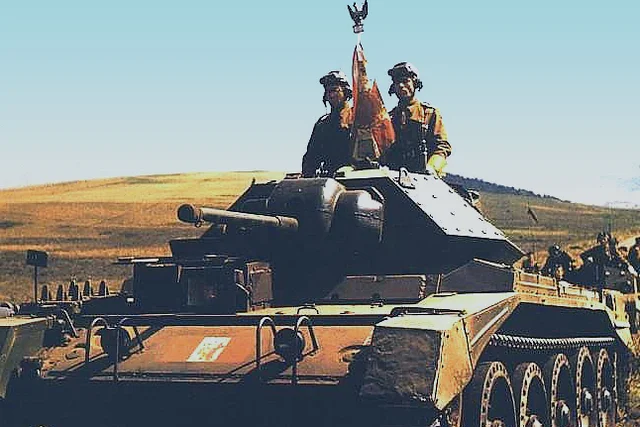 1 Dywizja Pancerna gen. Maczka w Haddington, 1943.