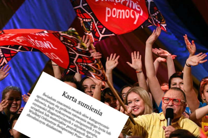 Czy "karta sumienia" zyska popularność wśród przeciwników WOŚP?