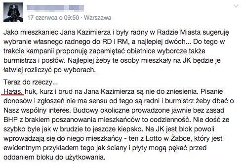 Internauci i jednocześnie mieszkańcy nowych osiedli dostrzegają podobne problemy.