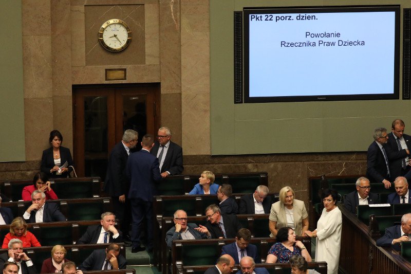 Sejm, nie wybrał dziś Rzecznika Praw Dziecka. Kandydatury opozycji nie spodobały się posłom PiS.