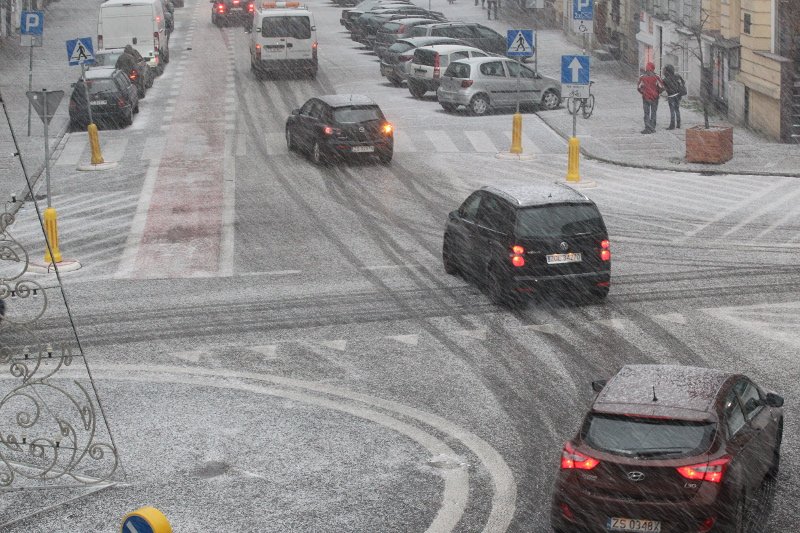 Zima rozgościła się w Polsce.
