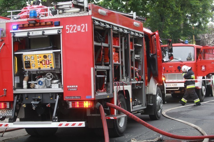 Pożar gasiło ok. 40 strażaków.