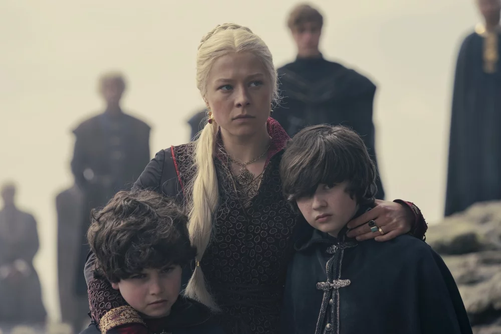 Ród smoka, 7. odcinek Rhaenyra Targaryen z synami