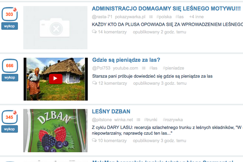 O co chodzi w "aferze leśnej" na Wykopie?