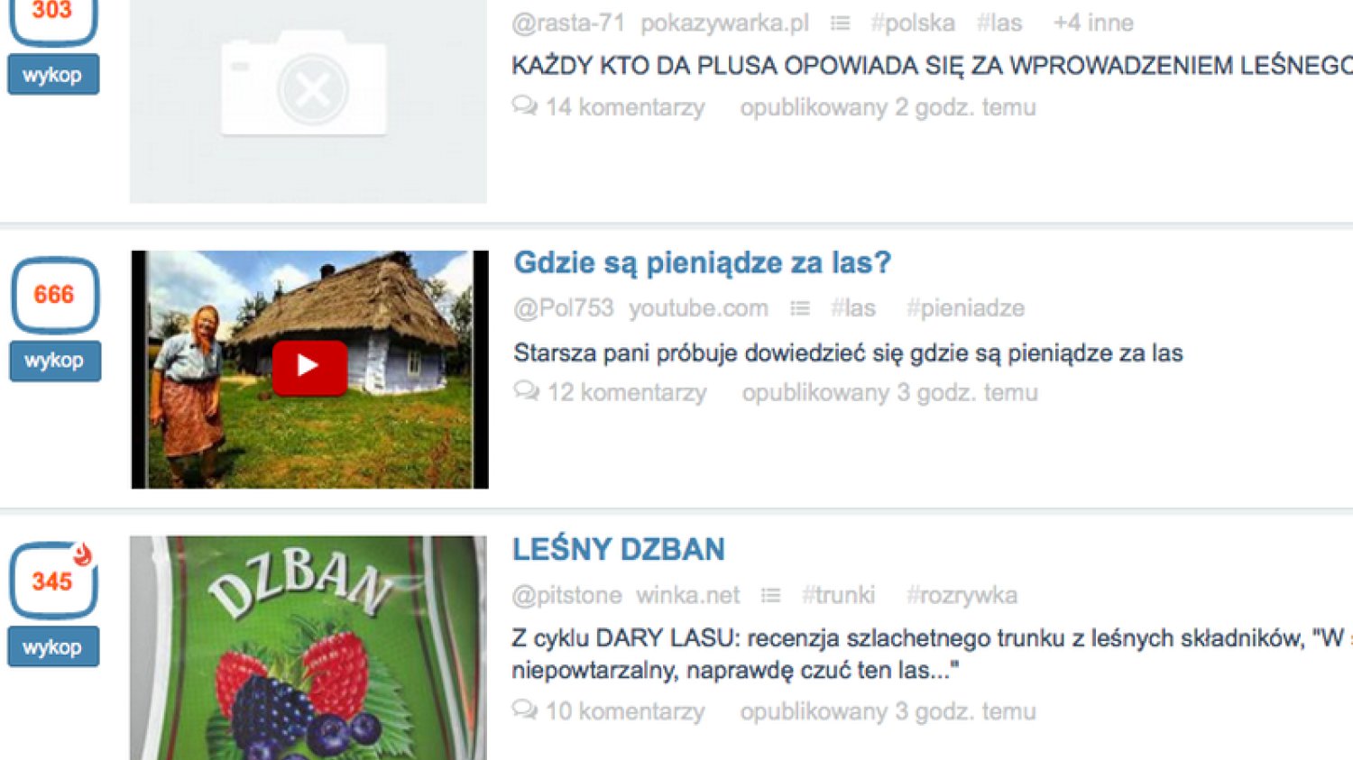 O co chodzi w "aferze leśnej" na Wykopie?