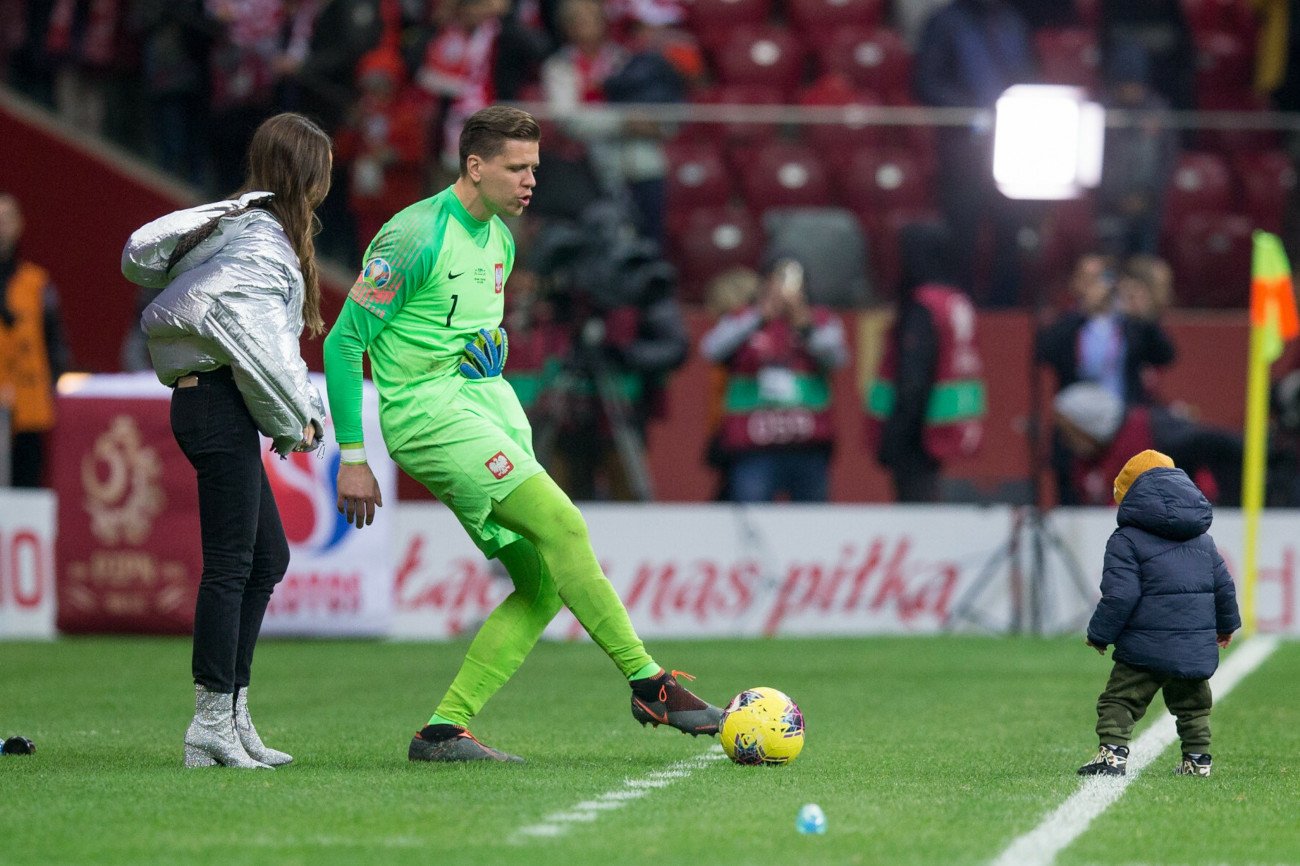 Wojciech Szczęsny od zawsze może liczyć na wsparcie najbliższych podczas meczów reprezentacji POlski.