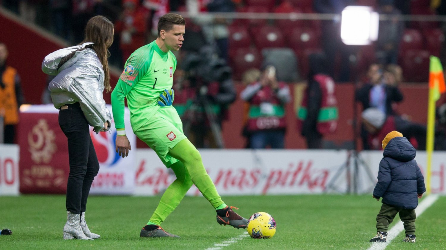 Wojciech Szczęsny od zawsze może liczyć na wsparcie najbliższych podczas meczów reprezentacji POlski.