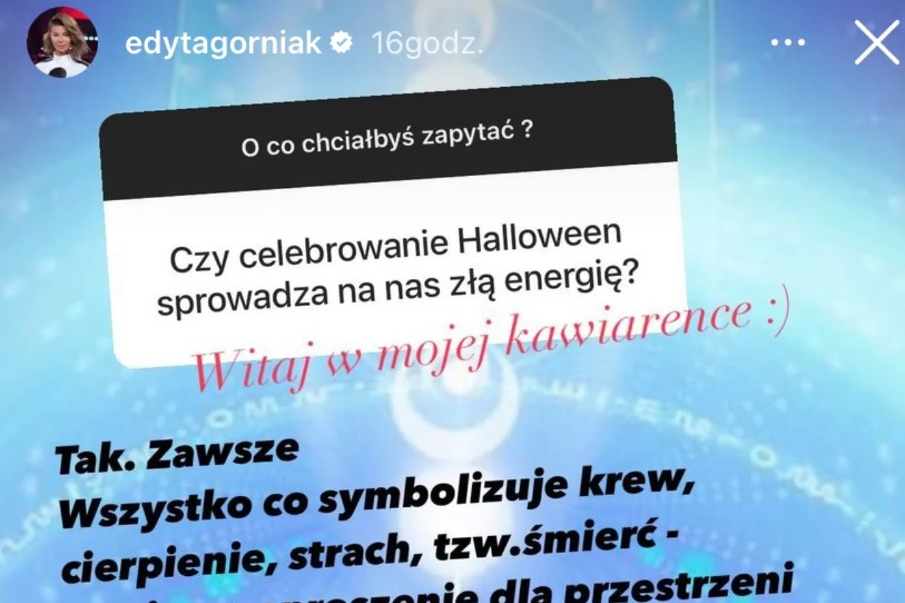 Edyta Górniak odleciała. Opowiedziała o akceptacji siebie i Halloween