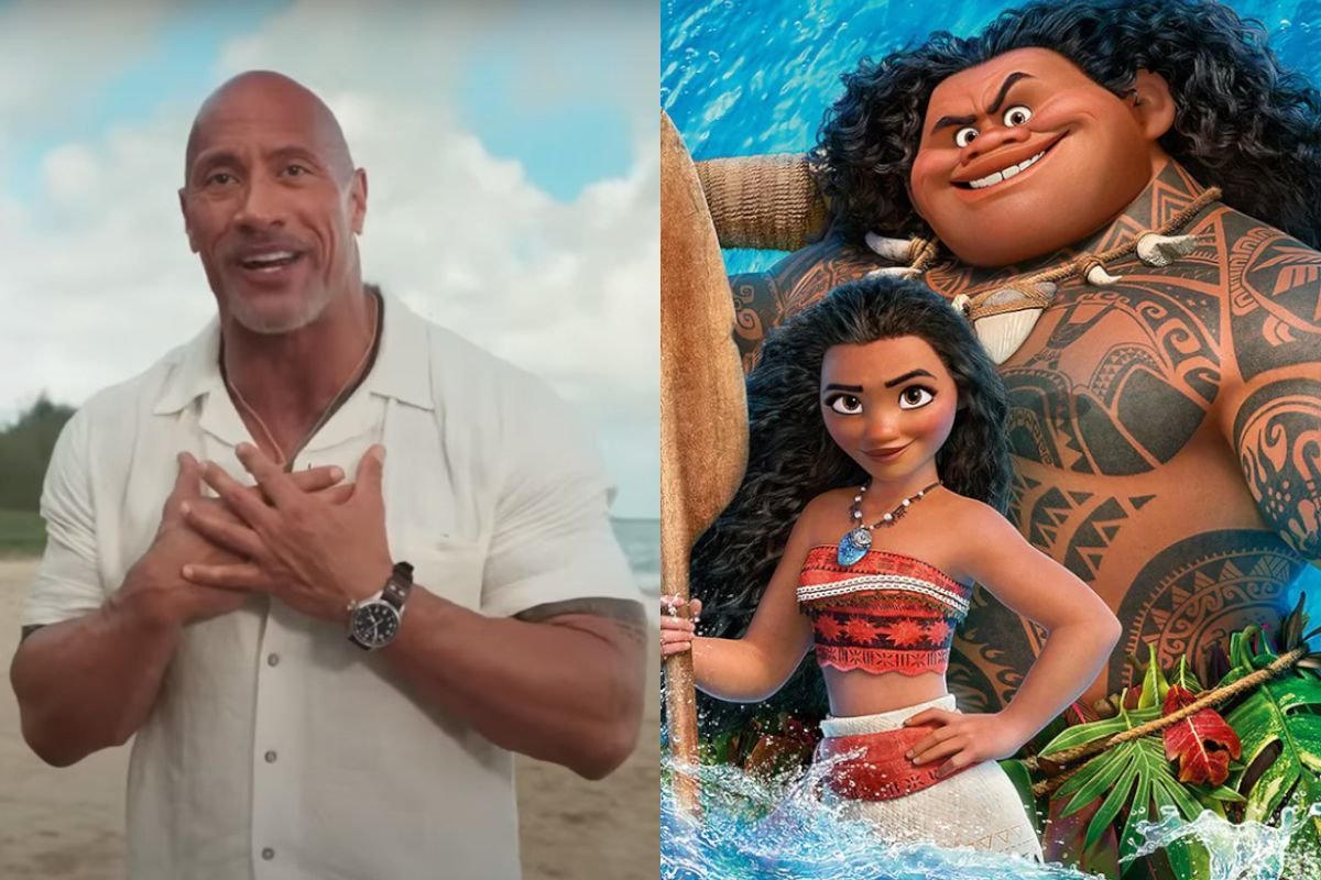 Vaiana skarb oceanu moana the rock film aktorski live-action