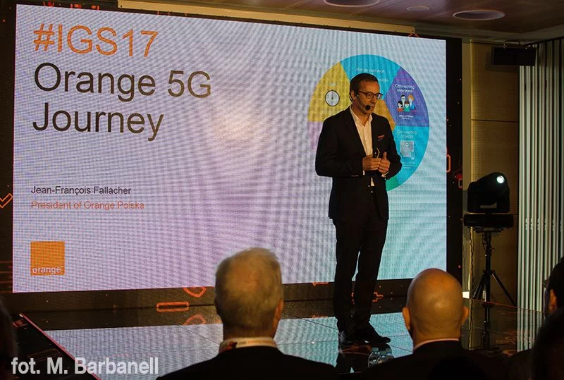 O rozwoju sieci 5G opowiedział słuchaczom konferencji Jean-François Fallacher, prezes Orange Polska