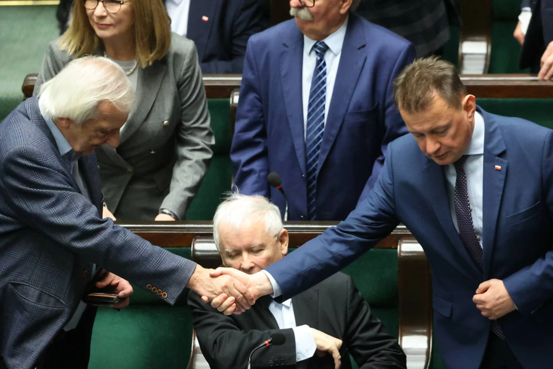 Klub parlamentarny PiS z nowym szefem. Nazwisko następcy podał sam Terlecki