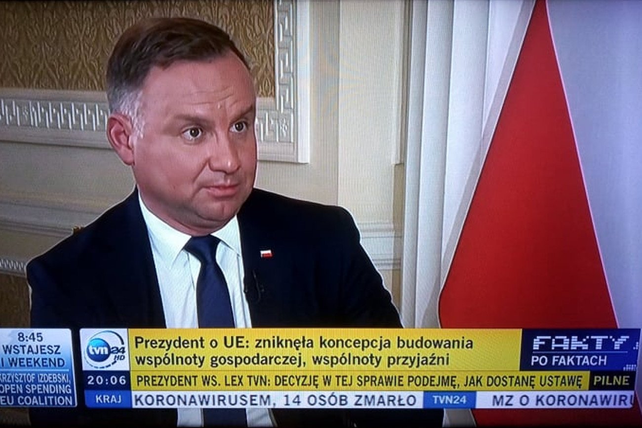 Andrzej Duda w "Faktach po Faktach".