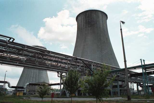 Komin w Zakładach Azotowych w Puławach