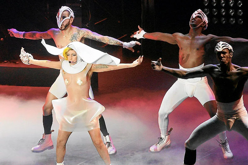Występ Lady Gagi w gdańsko-spockiej Ergo Arenie w 2010 roku