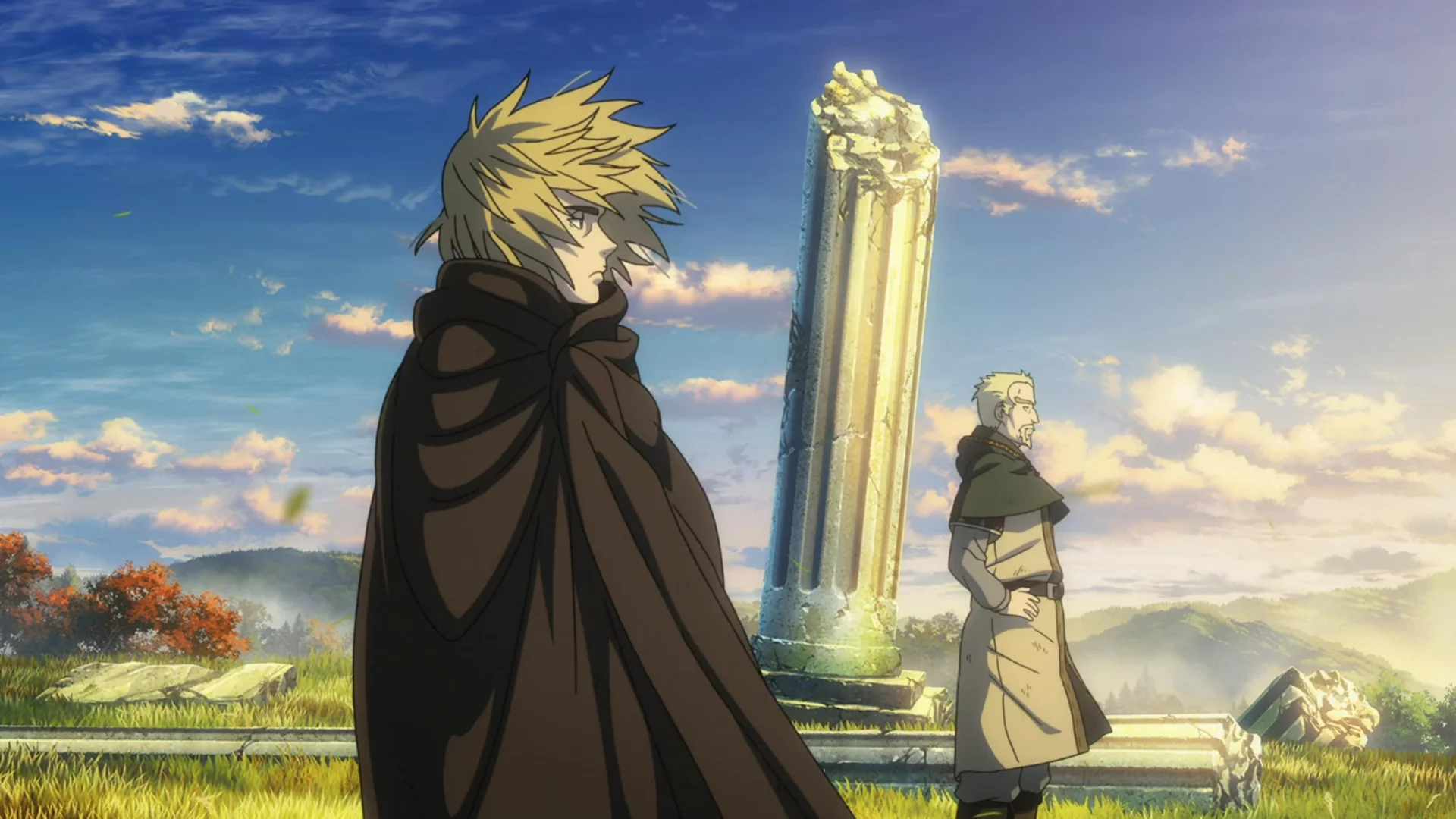 Kadr z anime "Vinland Saga"