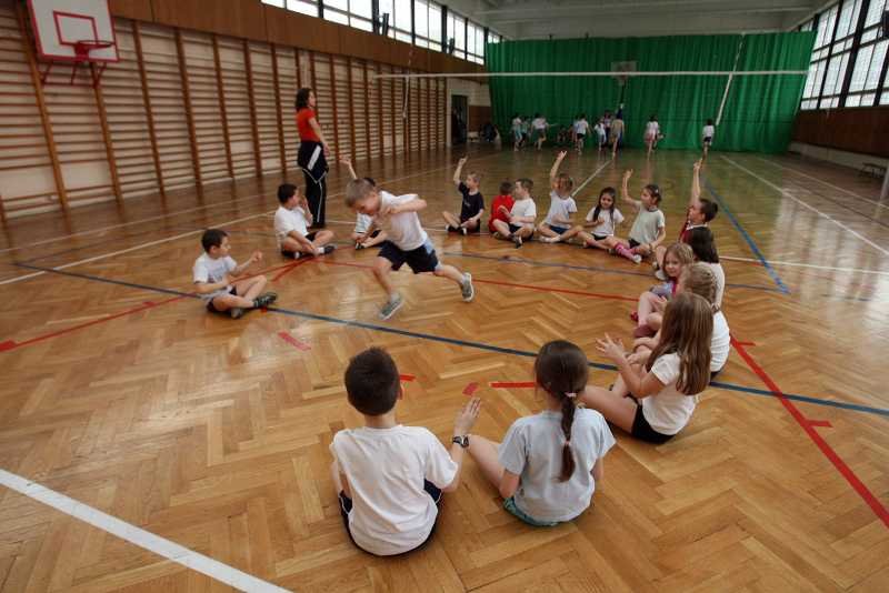 Zajęcia wychowania fizycznego w Szkole Podstawowej nr 314 w Warszawie