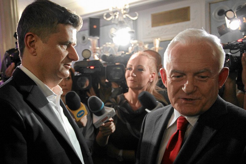 Janusz Palikot i Leszek Miller brutalnie walczą o wynik w wyborach do Parlamentu Europejskiego