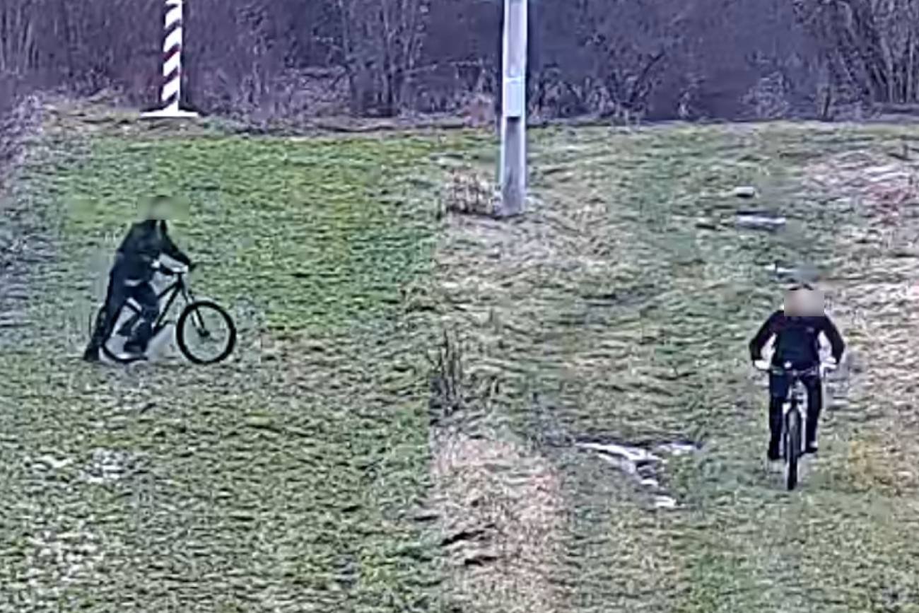 Ukraińcy na rowerze nielegalnie przekroczyli granicę. Jechali do USA