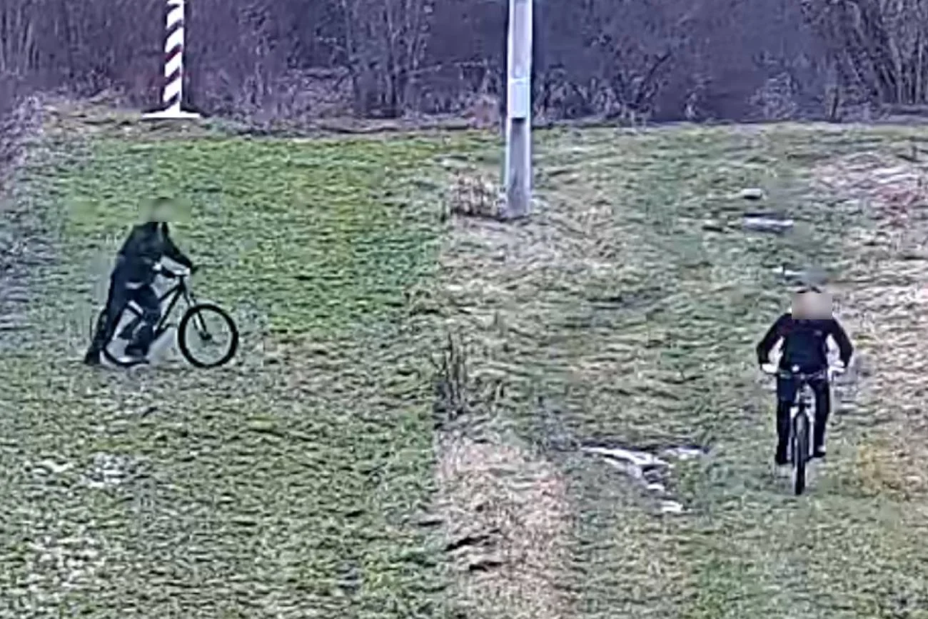 Ukraińcy na rowerze nielegalnie przekroczyli granicę. Jechali do USA