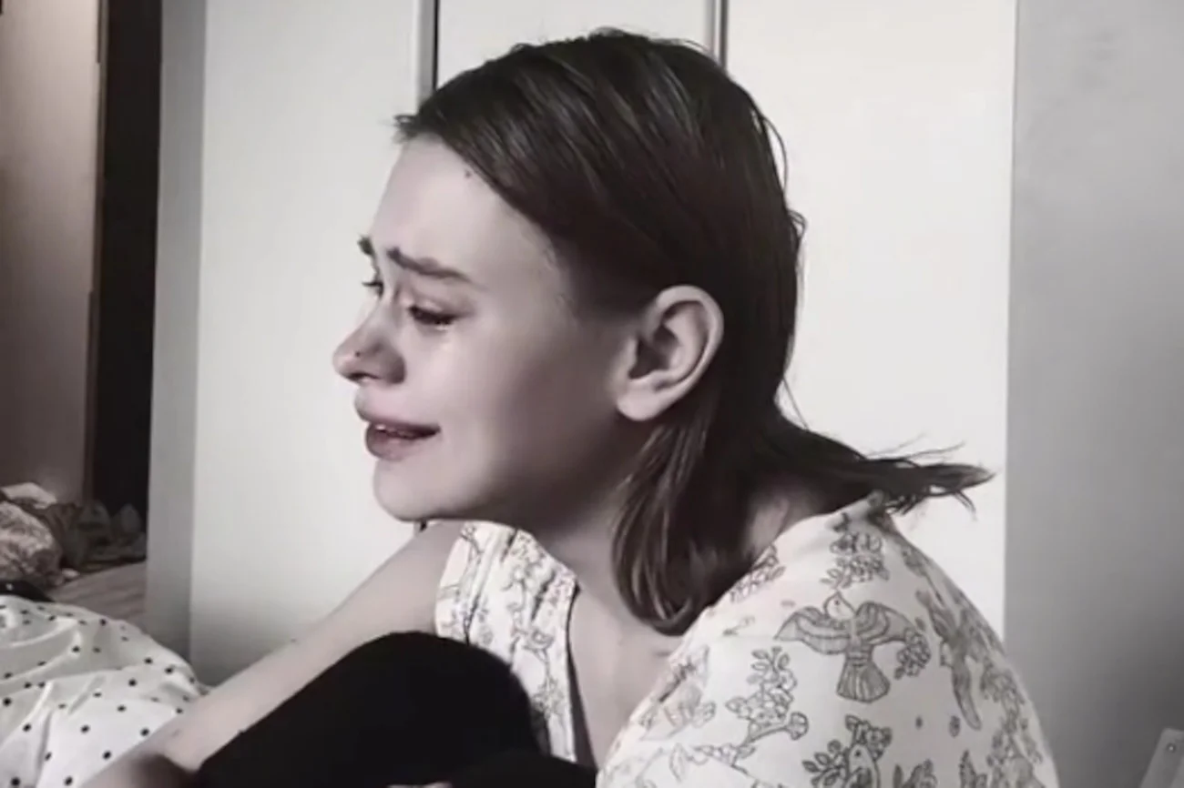 Julia Wróblewska w przejmującym nagraniu.