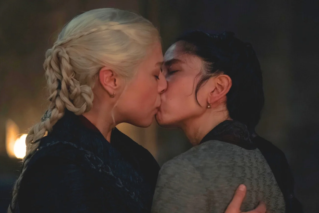 Emma D'Arcy i Sonoya Mizuno w serialu "Ród smoka".