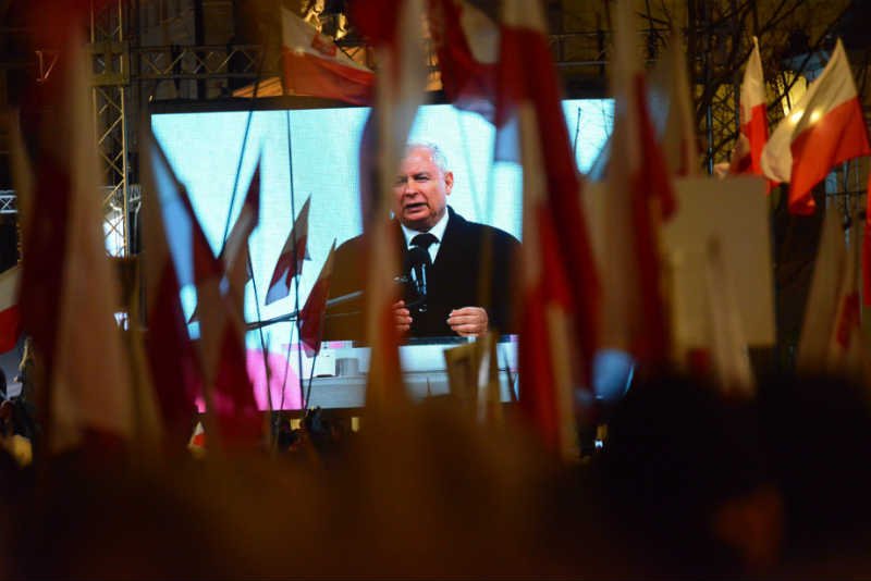 Pisarz obraził Jarosława Kaczyńskiego.